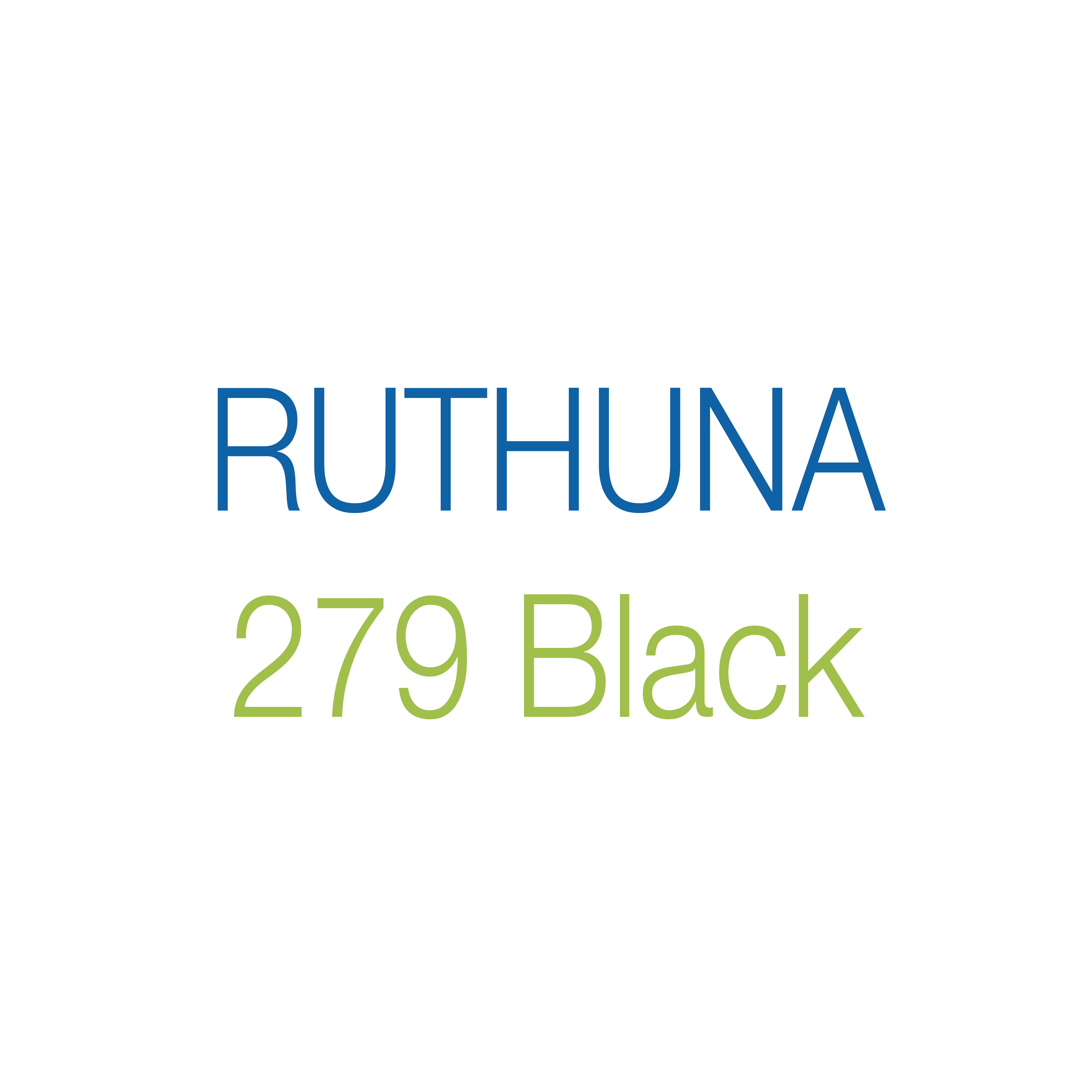 RUTHUNA® 279 Black