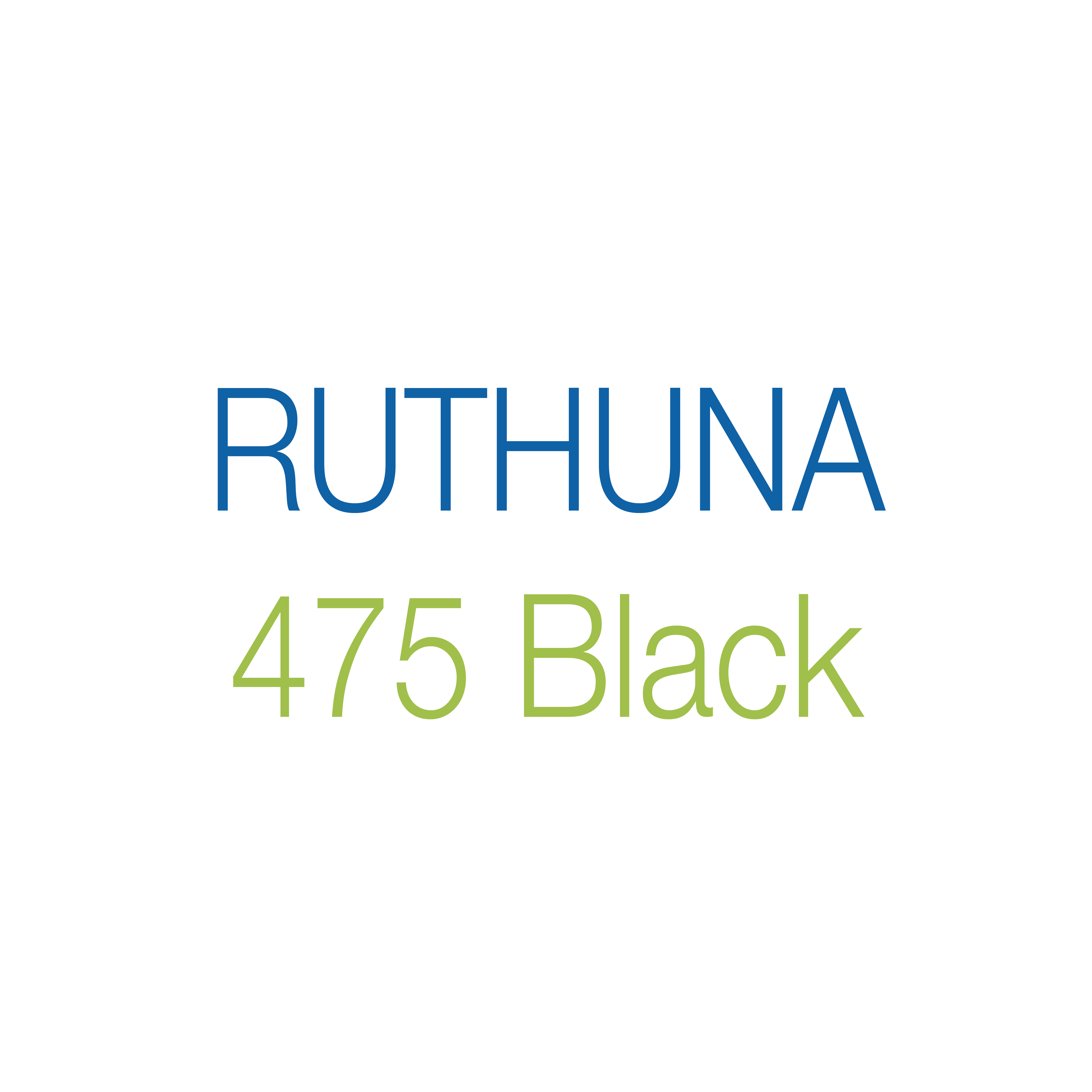 RUTHUNA® 475 Black